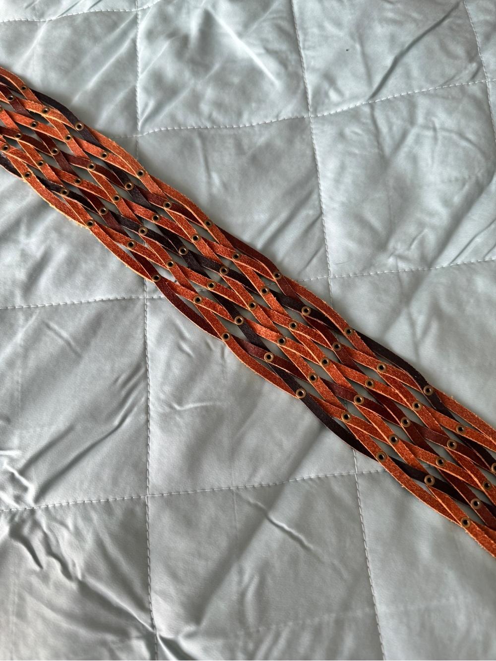 Fossil Braided Multi-Color Leather Belt - Picture 7 of 7